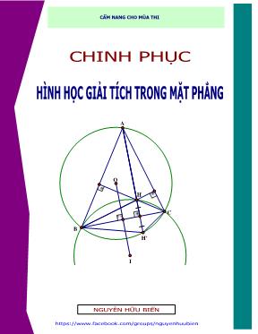 Chinh phục Hình học giải tích trong mặt phẳng